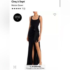 Cinq A Sept Marian Gown Size 10 $695